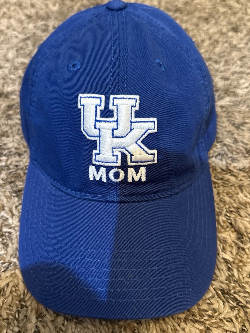 UK Mom Embroidered Baseball Cap - Royal Blue